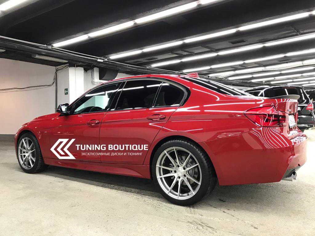 BMW 3 Series на 19" дисках Rohana RFX2 Brushed Titanium фото 3